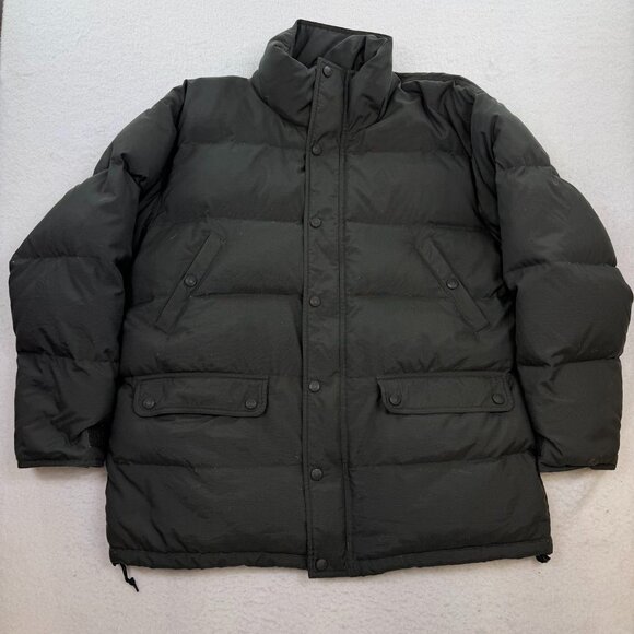 Cabela's Men's Green Premier Northern Goose Down Puffer Parka Jacket Coat Size L